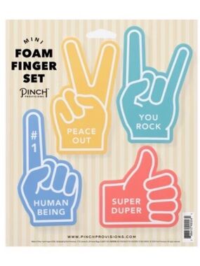 Pinch Provisions Mini Foam Finger Set - Multicolor Party Props